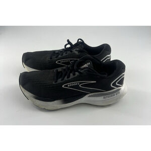 Brooks Glycerin GTS 21 Men's Sz 9 Black White Athletic Running Gym Train Sneaker